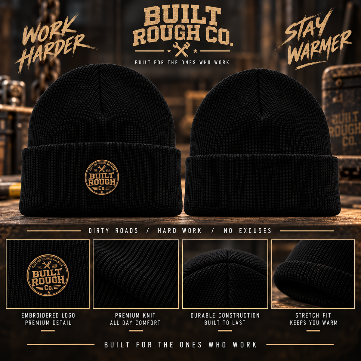 Built Rough OG Beanie