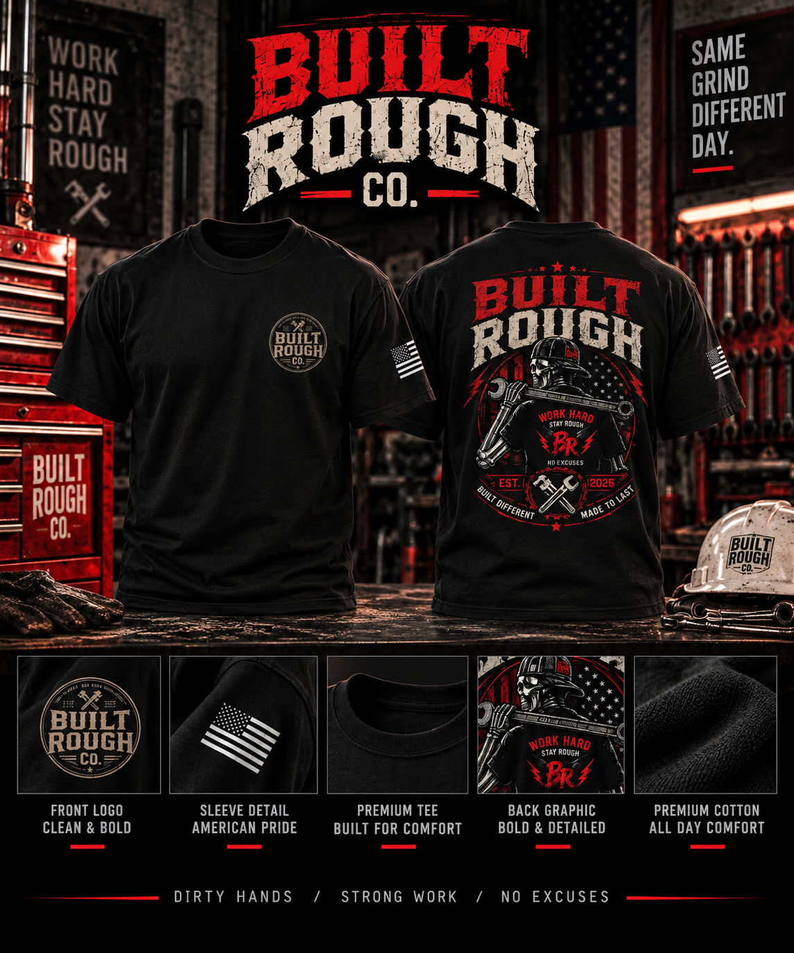 Wrenched Tee